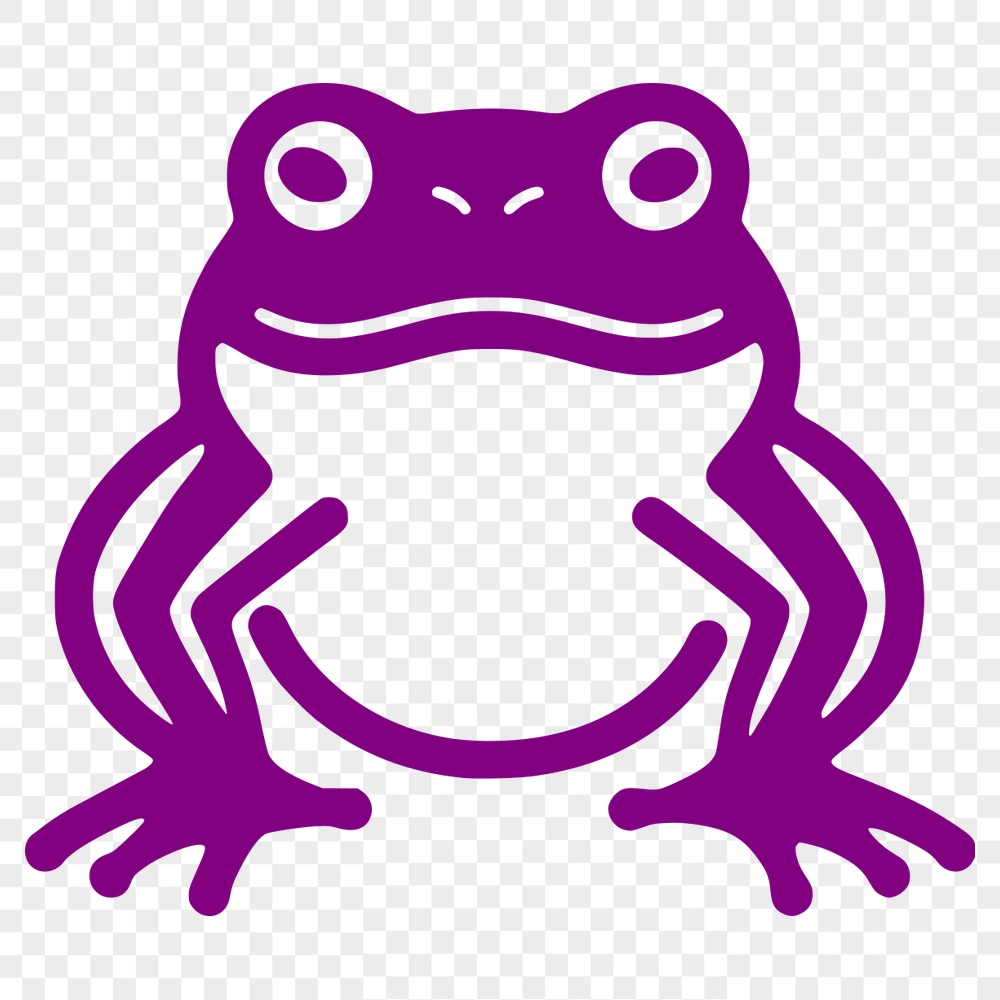 Sitting Frog PNG