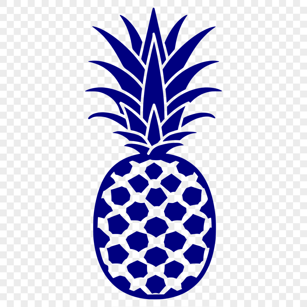 Stunning Pineapple In PDF And PNG