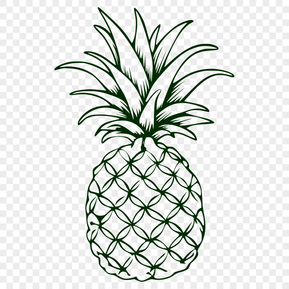 Unique Pineapple - Laser PDF