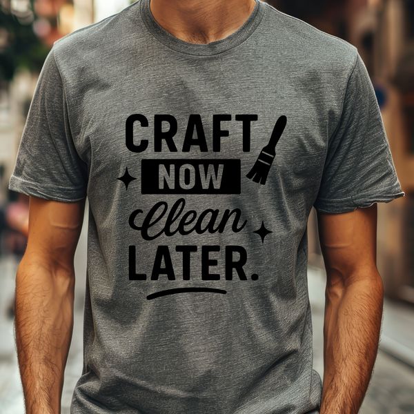 Funny Craft Inspirations Illustration of a humorous quote related to crafts and creativity.