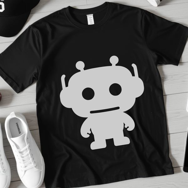 A modern robot illustration suitable for cutting machines and vector art designs.