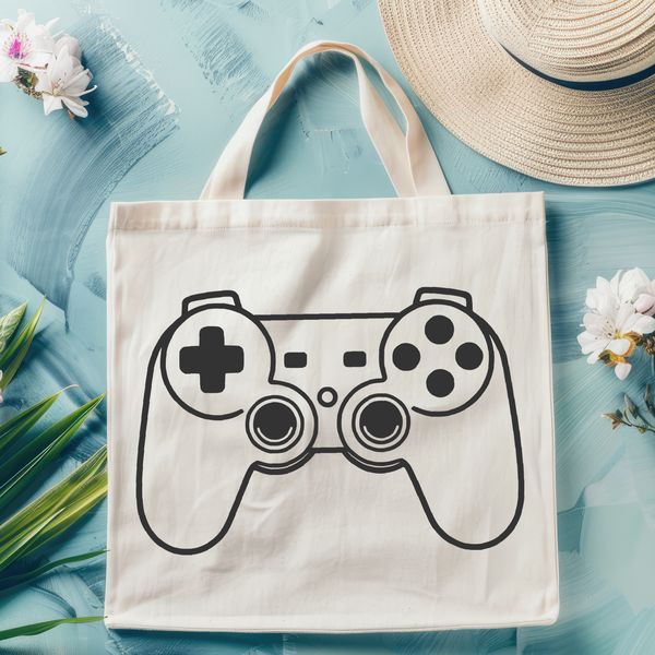 High-Quality Game Controller Vector Art A high-quality vector game controller illustration, suitable for digital designs.