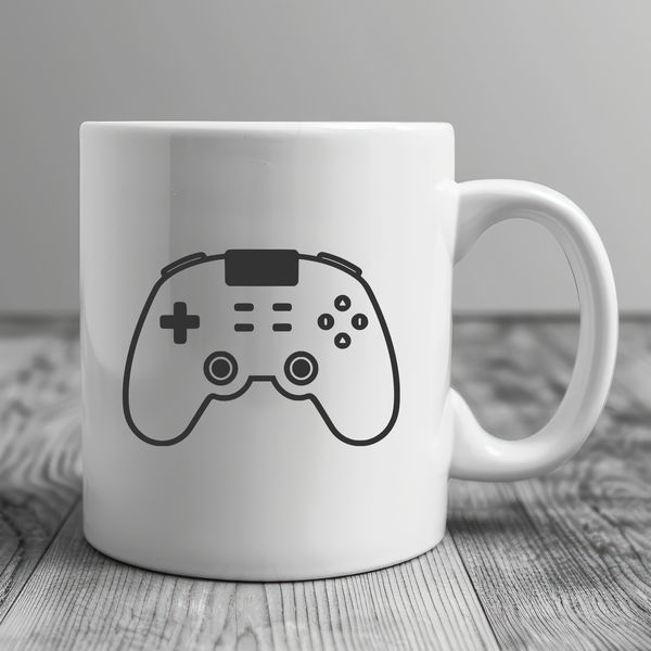 Free Gamepad Clip Art Image A 2D graphical representation of a standard game controller layout.
