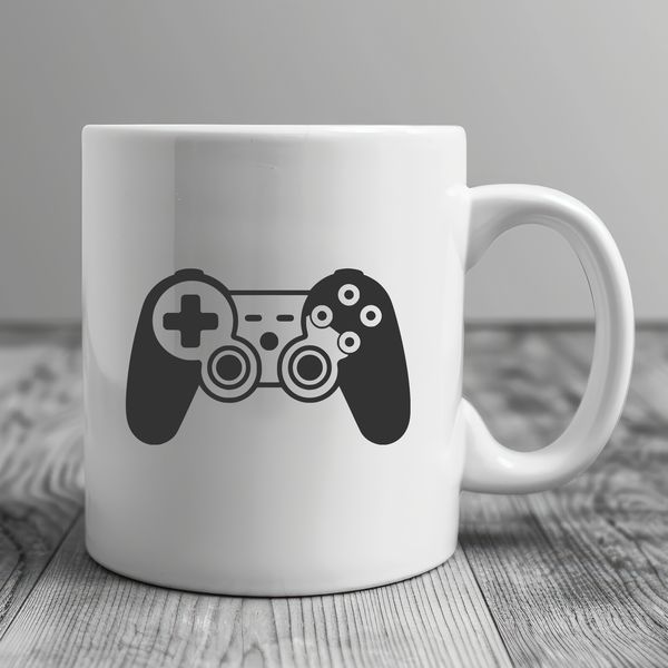 Digital Gaming Layout Vector Art Vector illustration of a standard video game controller layout with buttons and joysticks.