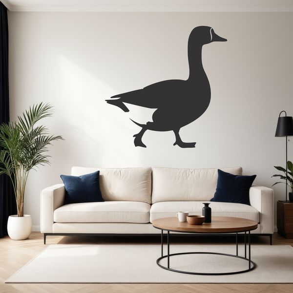 An SVG illustration of a goose, suitable for digital use.