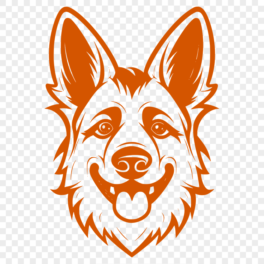 Creative German Shepherd Artwork