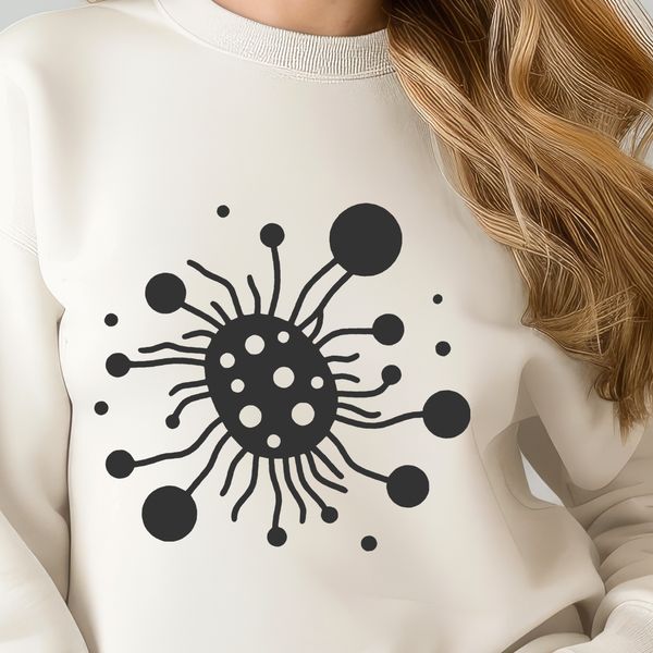 Bacteria Illustration Vector Art Microscopic representation of a single-celled organism for vector art design.