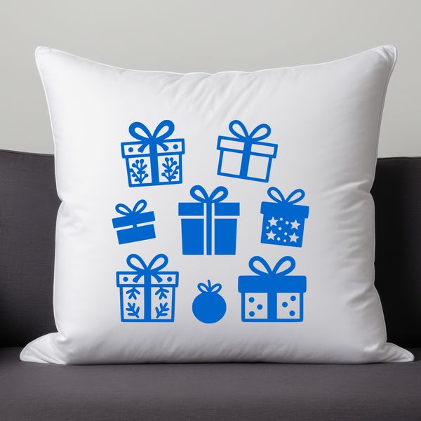 Illustrative gift box with ribbon and bow, suitable for digital design and crafting projects.