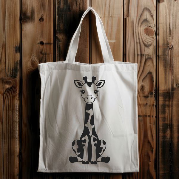Free Giraffe SVG Image Download A detailed graphic representation of a giraffe made using scalable graphics technology.