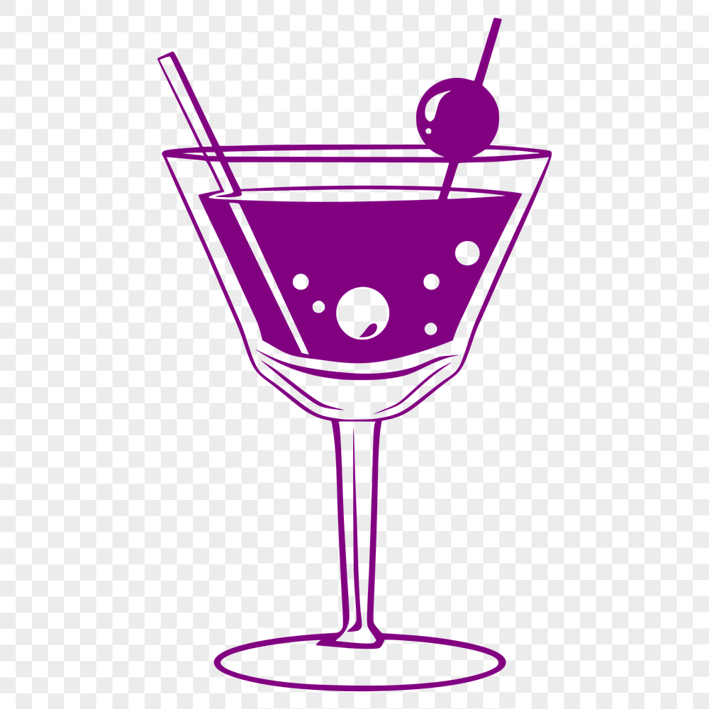 Free Cocktail In SVG & DXF