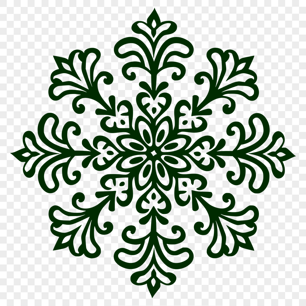 Ornate Snowflake PNG