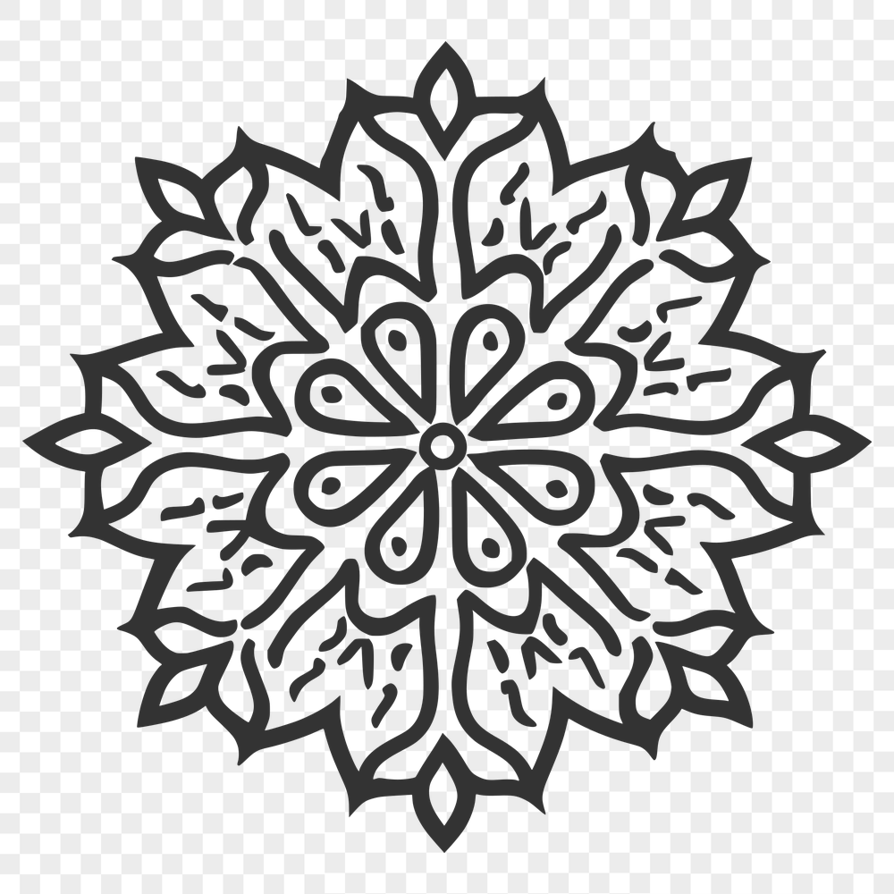 Stunning Snowflake - Glowforge SVG