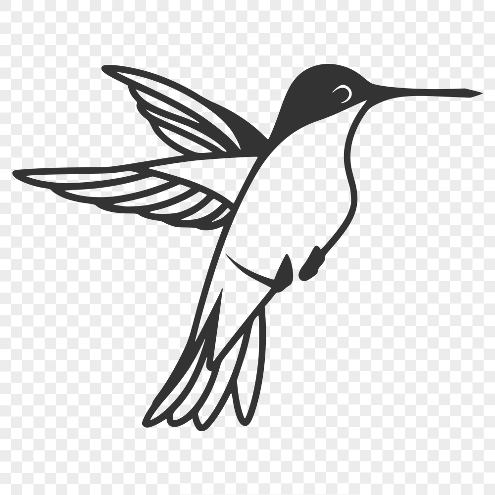 Free Hummingbird - Craft SVG