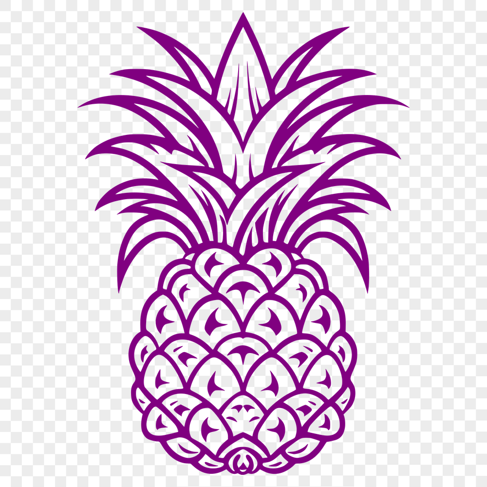 Unique Pineapple Printable Artwork