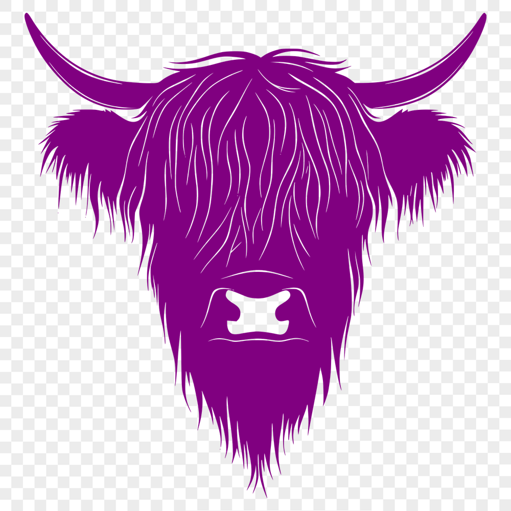 Creative Highland Cow - PDF For Commercial Use