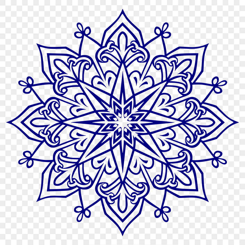 Snowflake SVG, PNG, PDF And DXF Files