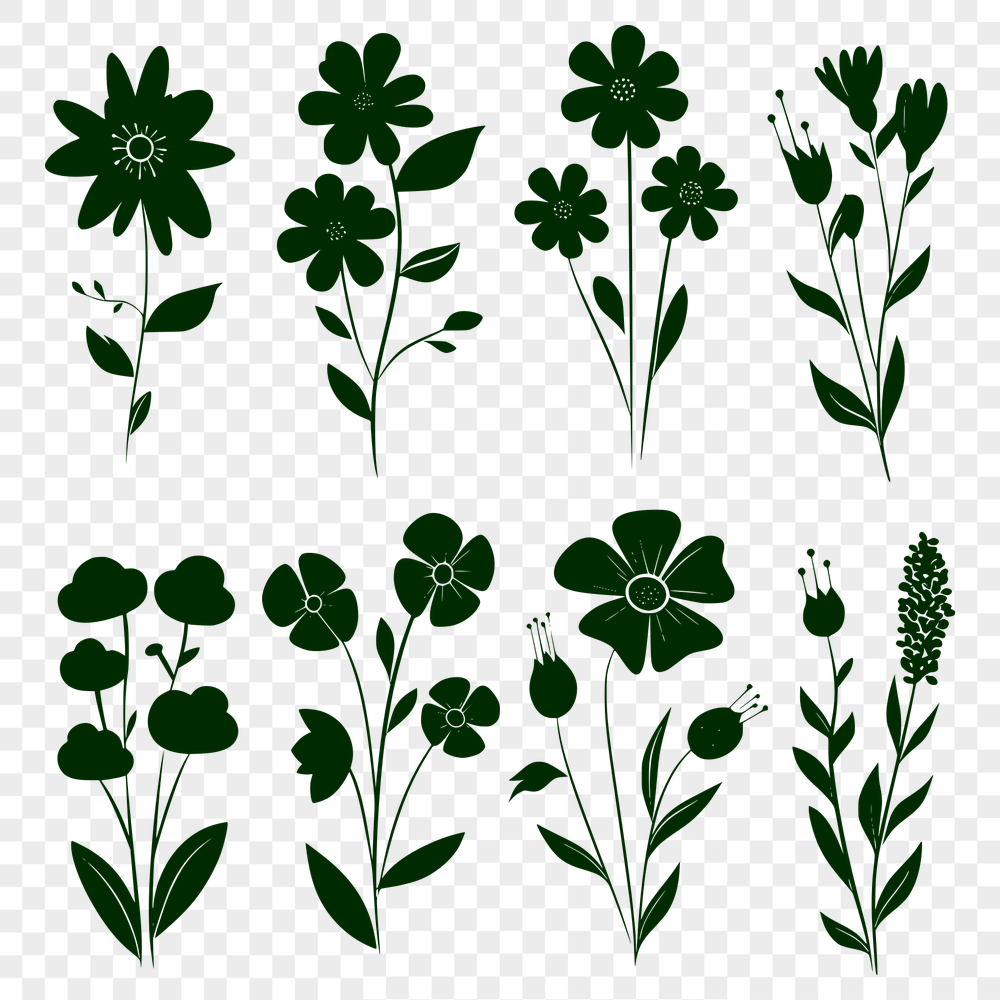 Creative Wild Flower - SVG For Commercial Use