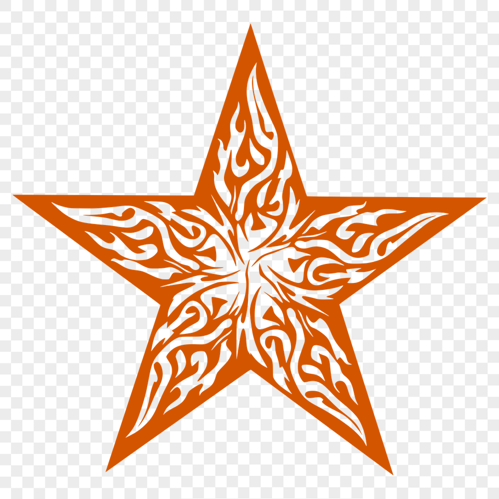 Unique Star Clipart SVG - Free Download