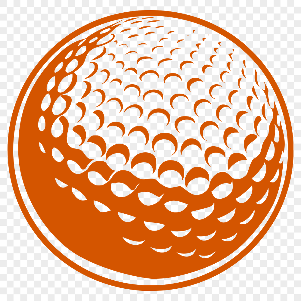 Golf Ball SVG, PNG, PDF And DXF Files