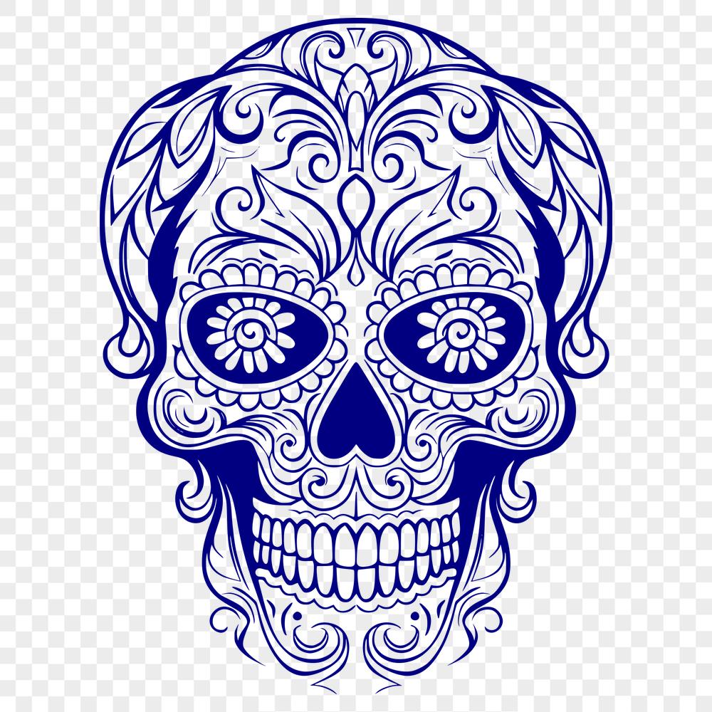 Free Beautiful Skull Digital Artwork