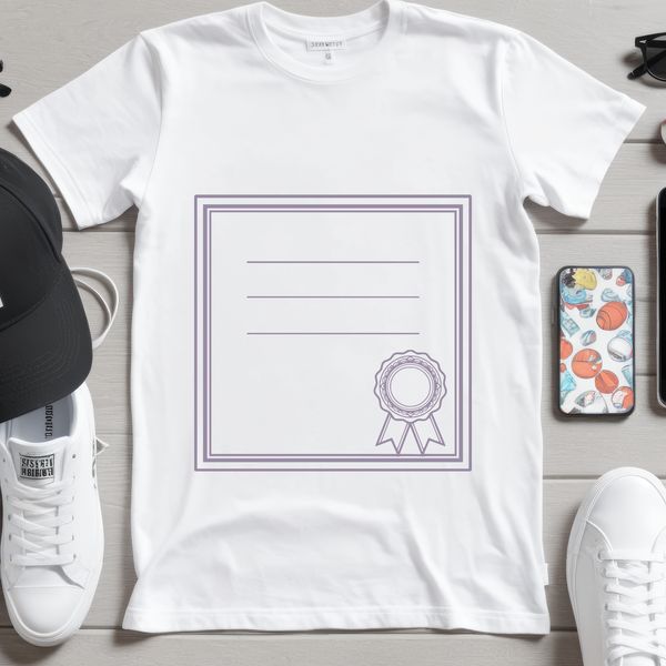 An official graduation scroll with a ribbon and seal, suitable for vector art designs.