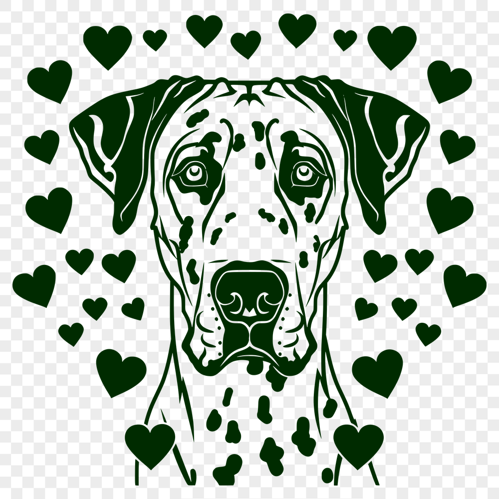 Free Artistic Great Dane Illustration