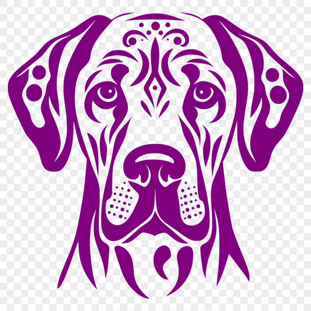 Artistic Great Dane Digital Drawing