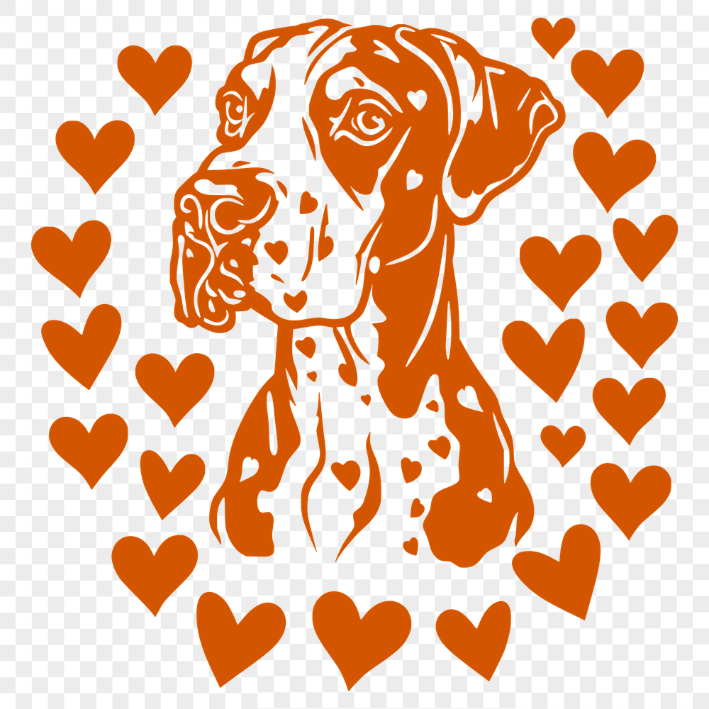 Beautiful Great Dane Vector Image