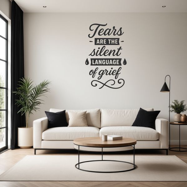 Grief Motivation SVG Inspiring quote about coping with grief, designed as a versatile svg file for various uses.