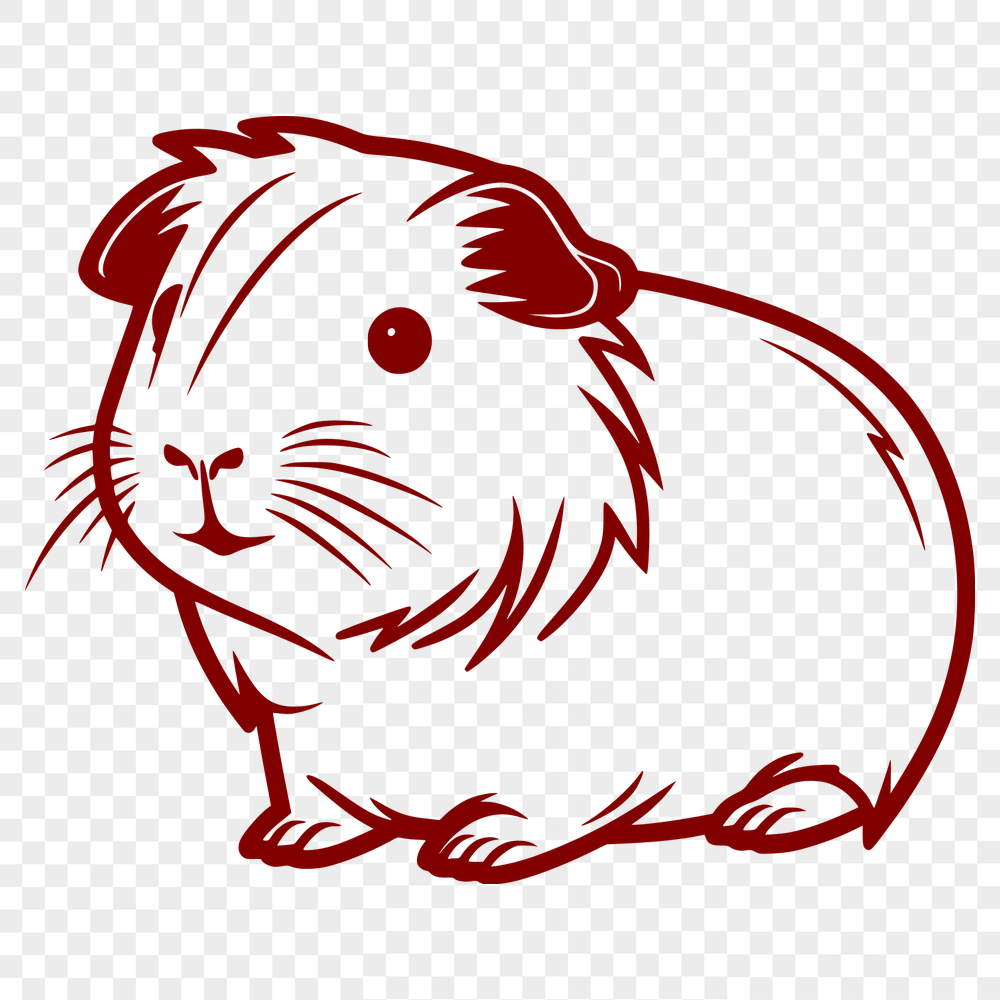 Unique Guinea Pig Decal