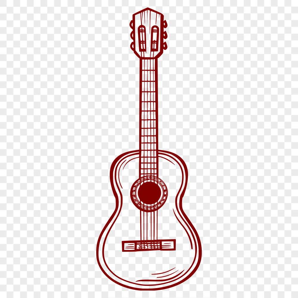 Free Creative Guitar Vector Image