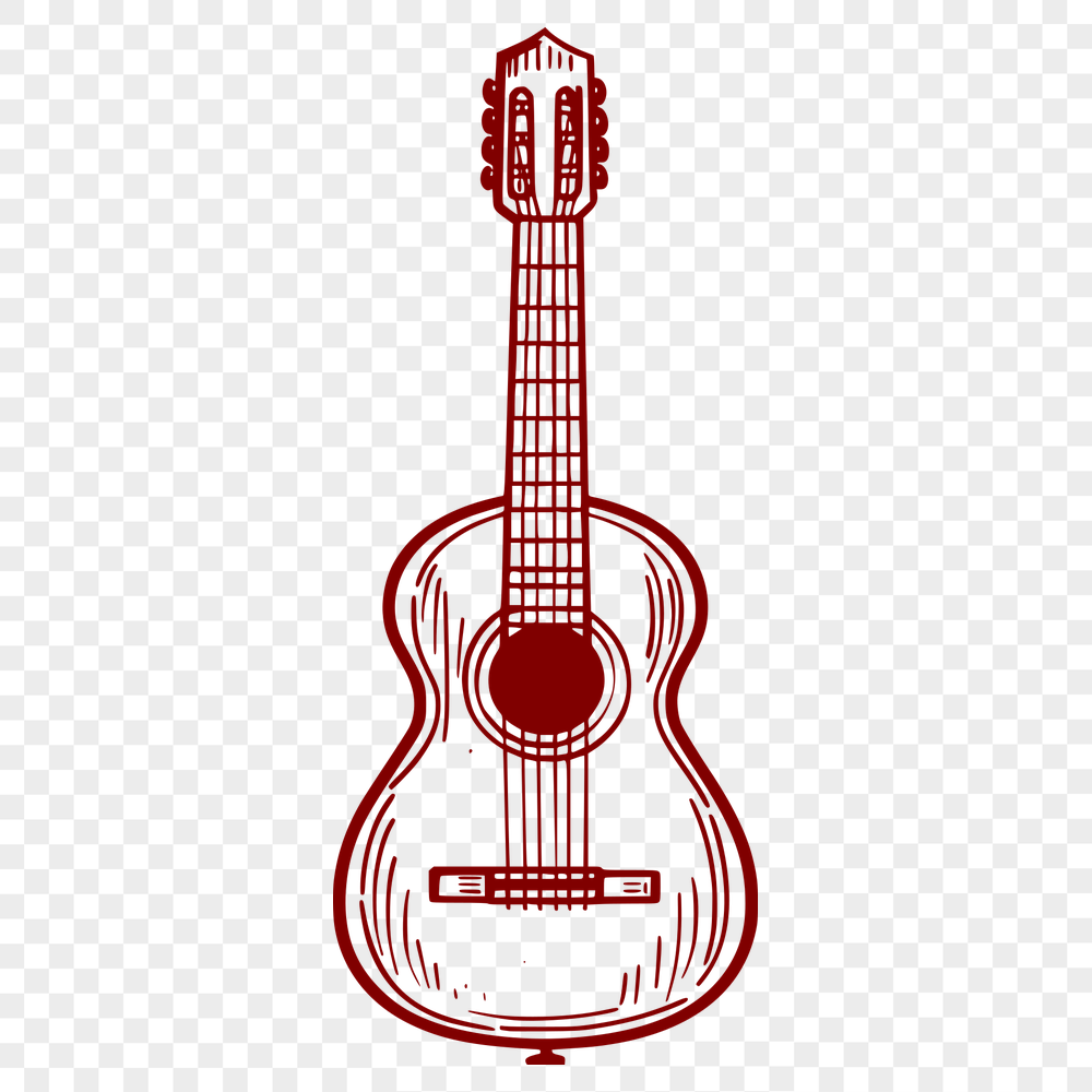 Artistic Guitar - For Cricut Project