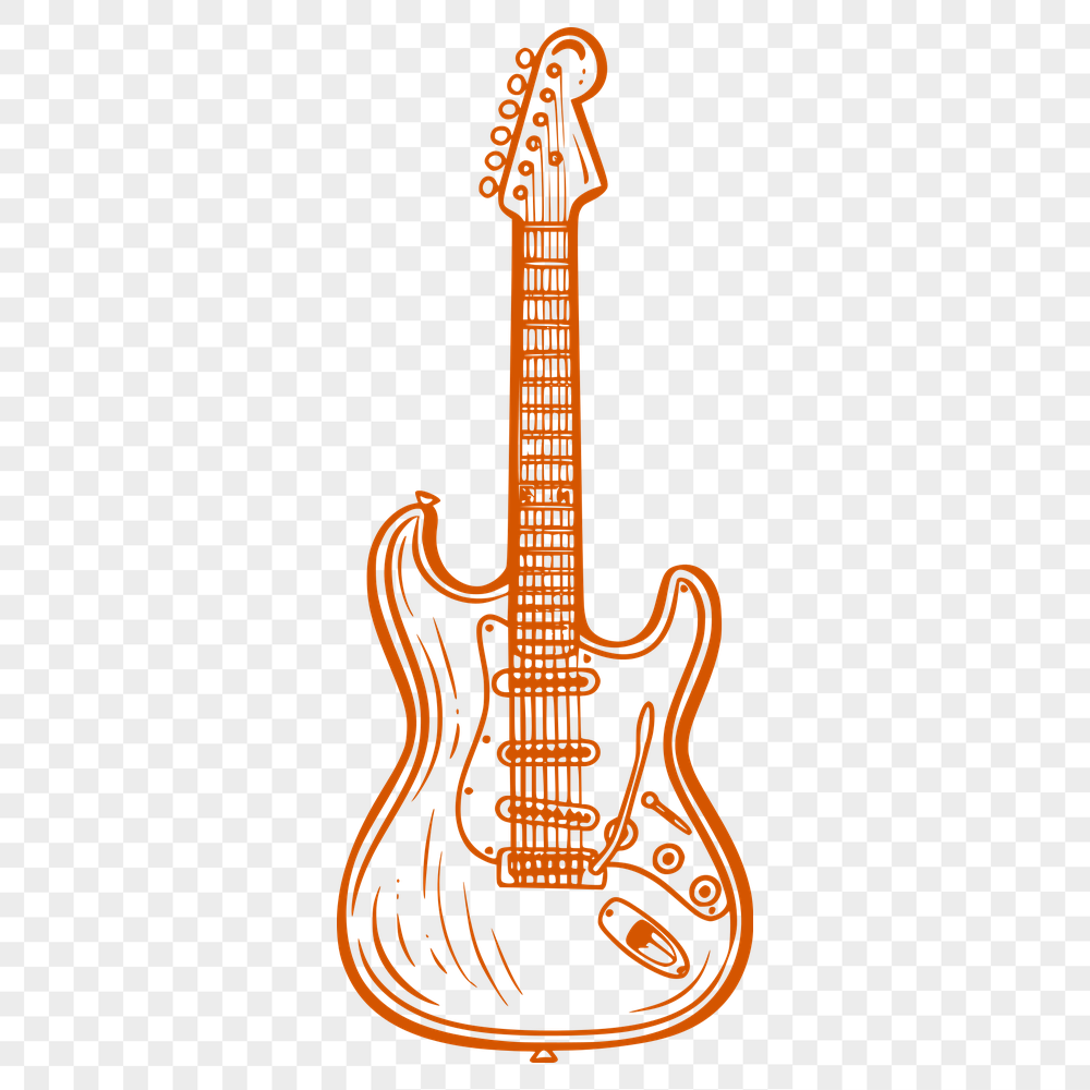 Creative Music Vector Drawing