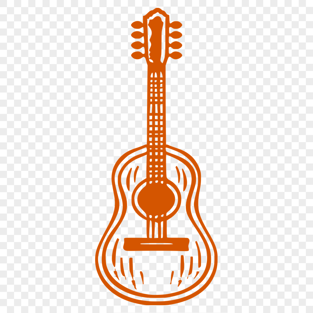 Stunning Guitar Vector Image