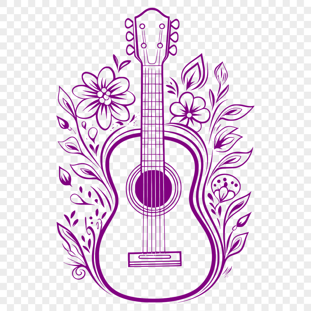 Beautiful Guitar Digital Art