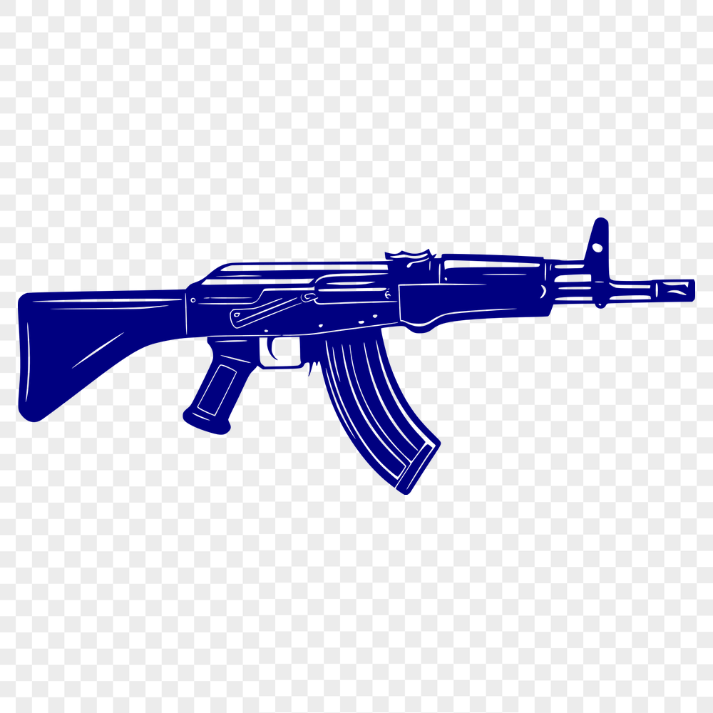 Artistic Rifle Vector Art - Free DXF