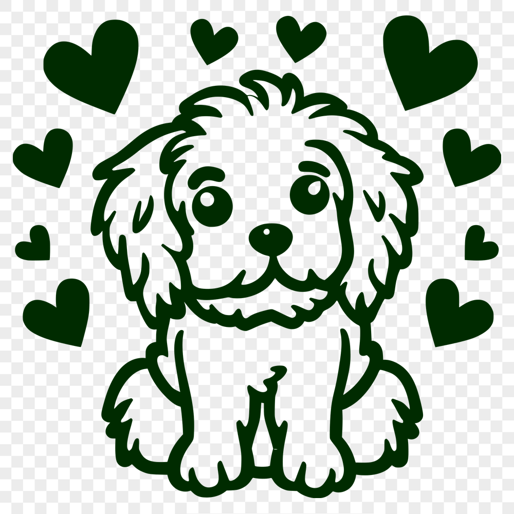 Free Free Havanese Simple Line Drawing