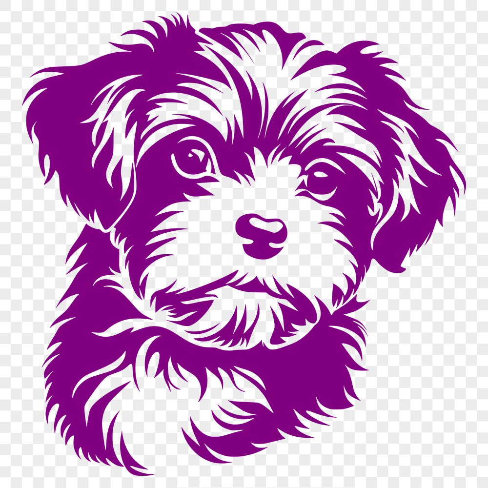 Artistic Puppy Illustration