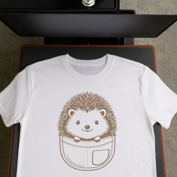 Colorful Hedgehog Design A detailed illustration of a hedgehog in various colors, suitable for cutting machine designs or vector art projects.
