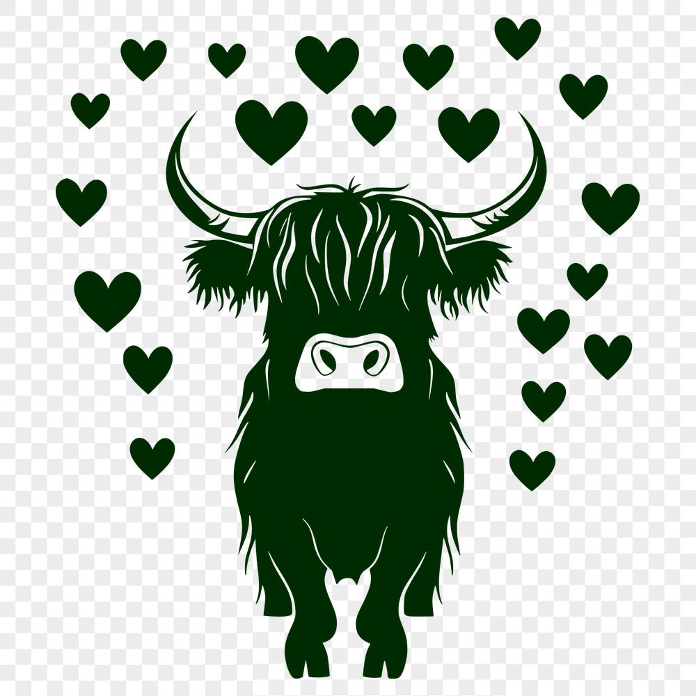 Beautiful Cow - Laser SVG Free Download