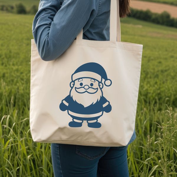 SVG icon of Father Christmas with a classic red suit and hat.