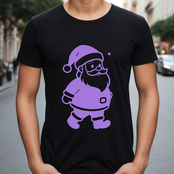 A digital illustration of Santa Claus in vector format, suitable for commercial use.