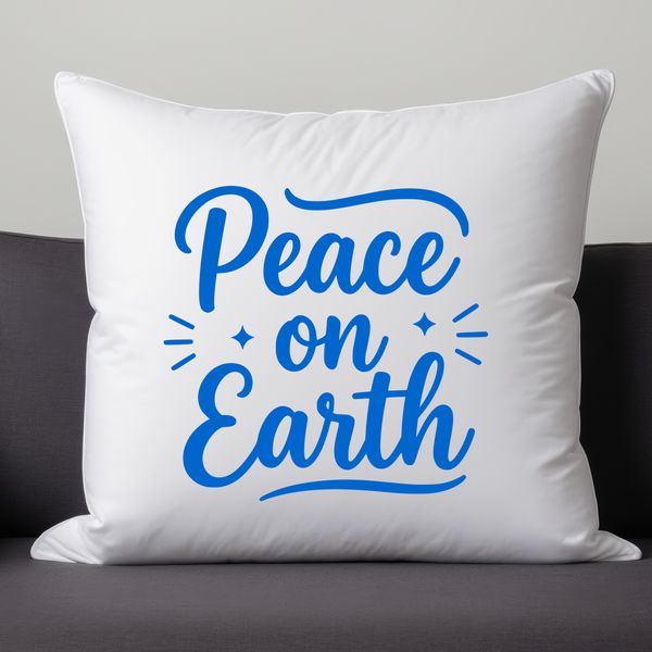 Christmas quotes and phrases illustrated in a simple, geometric style.