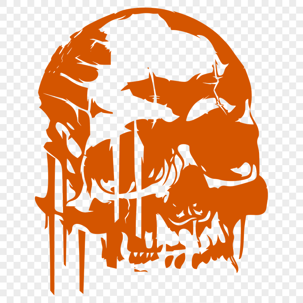 Unique Skull In SVG Format