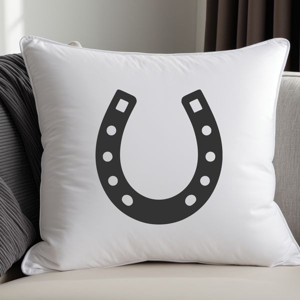 SVG vector horse shoe for commercial use and laser cutter