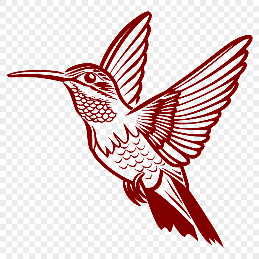 Unique Flying Bird - SVG