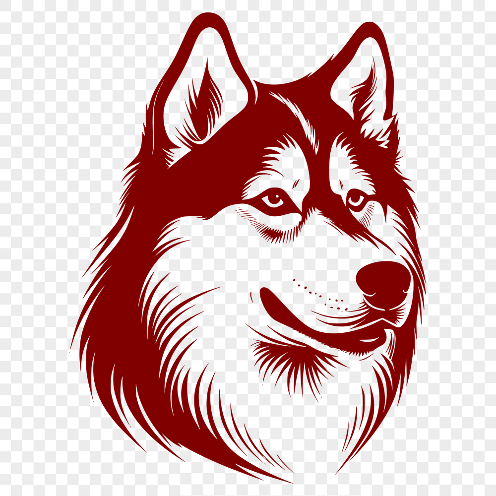 Free Free Husky Vector Illustration