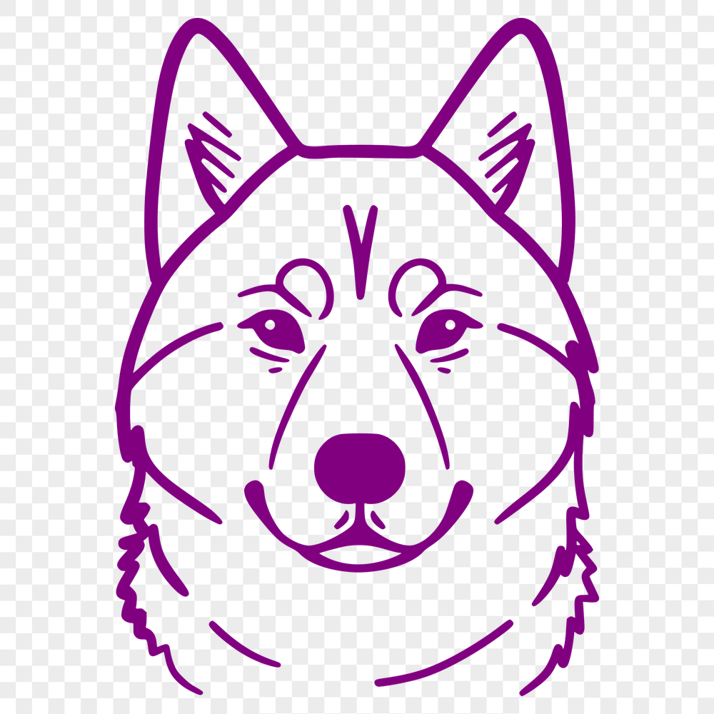 Free Unique Husky Clip Art