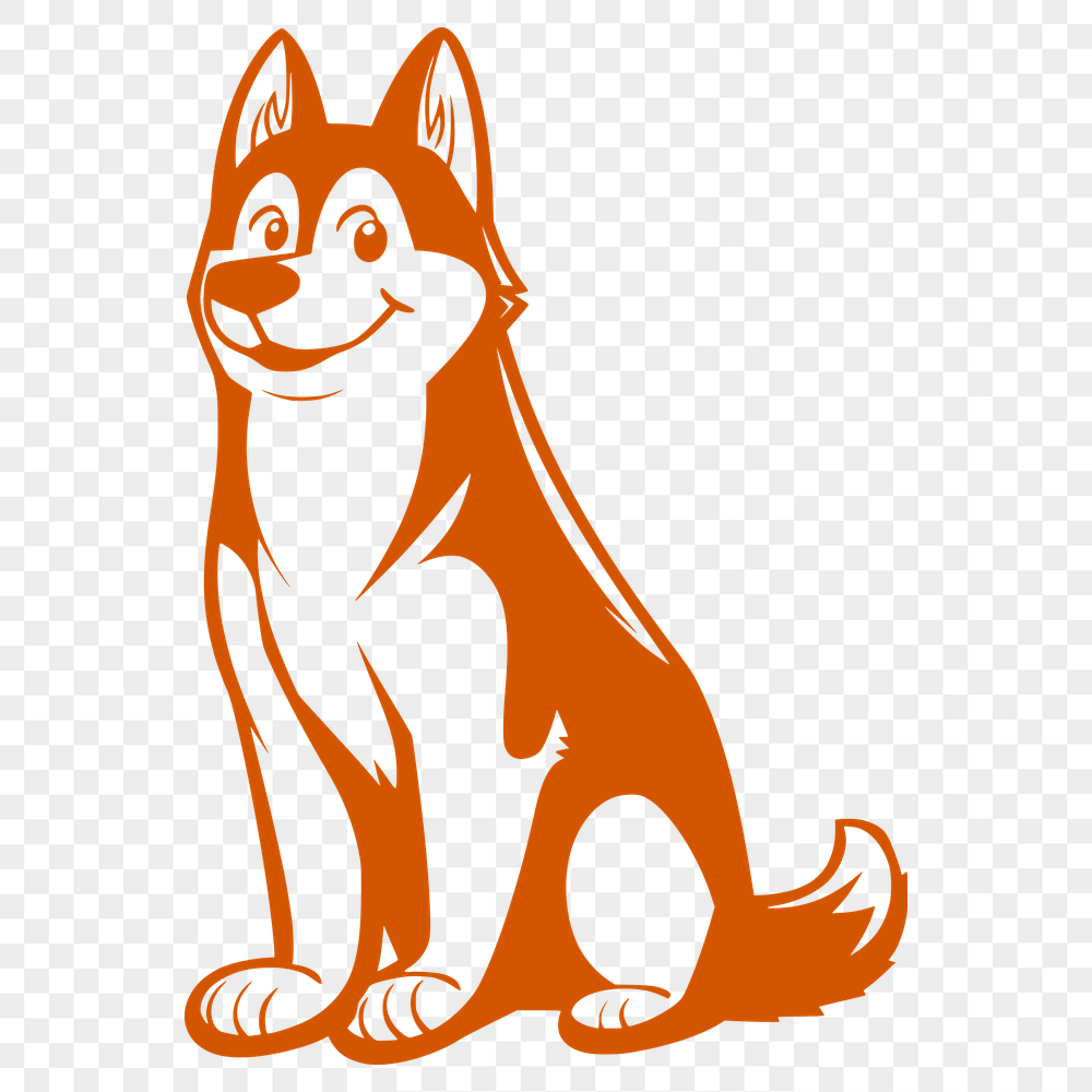 Free Husky Illustration