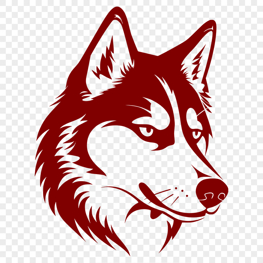 Artistic Husky Vector Craft File